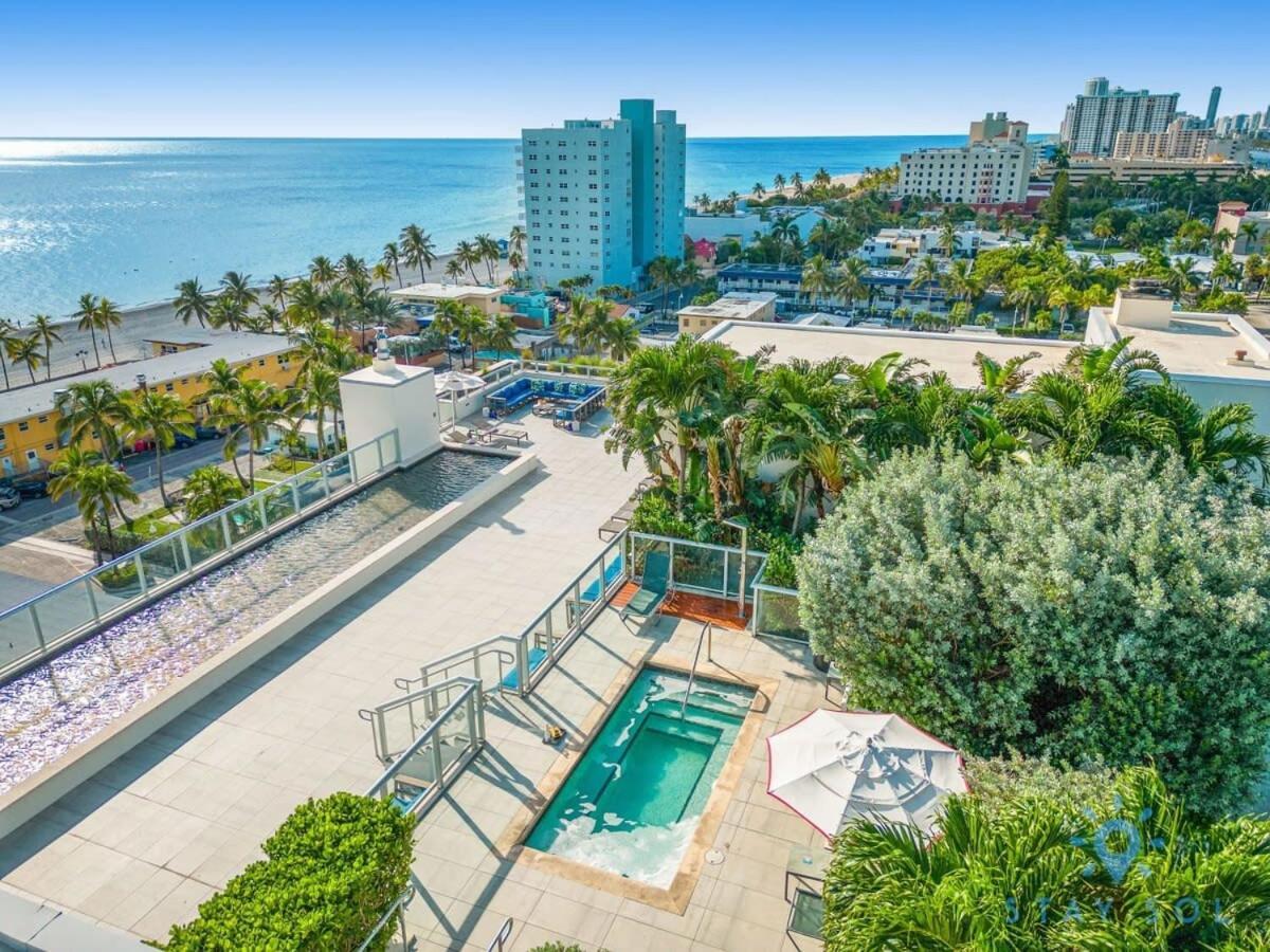 Rooftop Pool - Hollywood Beach Boardwalk Kültér fotó